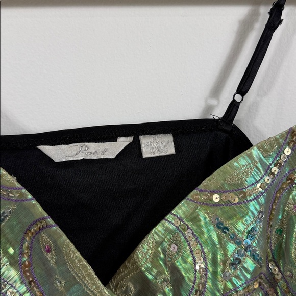 Y2k vibes poet tank blouse cami size medium - Picture 4 of 8